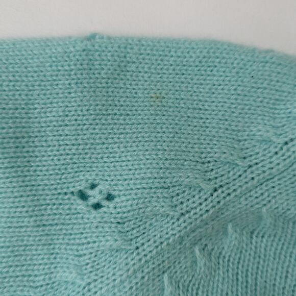 Vintage Robin's Egg Knit Cardigan - Picture 8 of 8